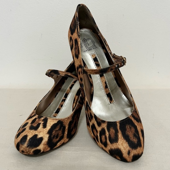 new directions Shoes - New Directions Leopard Print Pumps Chic Faux